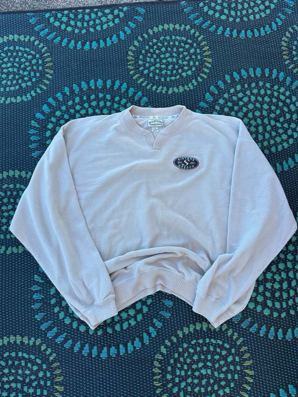 Vintage Sisters Oregon Embroidered Crewneck Sweatshirt Size L